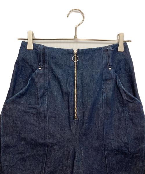 PUBLIC TOKYO（パブリックトウキョウ）PUBLIC TOKYO (パブリックトウキョウ) ハイウエストジップハイパーワイドデニム インディゴ サイズ:2の古着・服飾アイテム