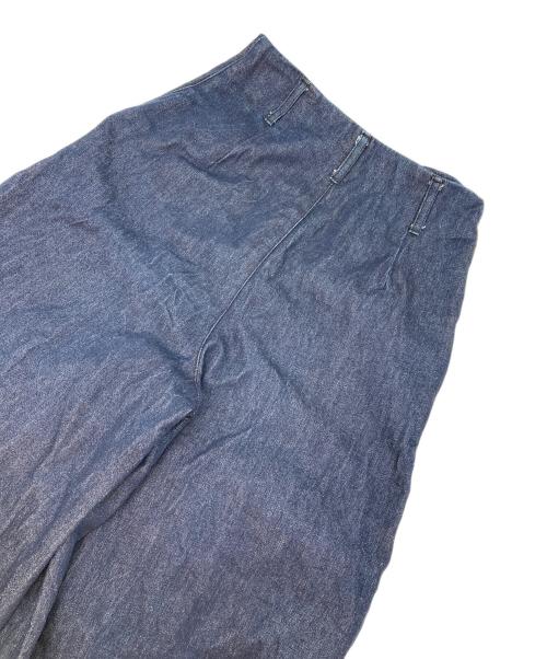 PUBLIC TOKYO（パブリックトウキョウ）PUBLIC TOKYO (パブリックトウキョウ) ハイウエストジップハイパーワイドデニム インディゴ サイズ:2の古着・服飾アイテム