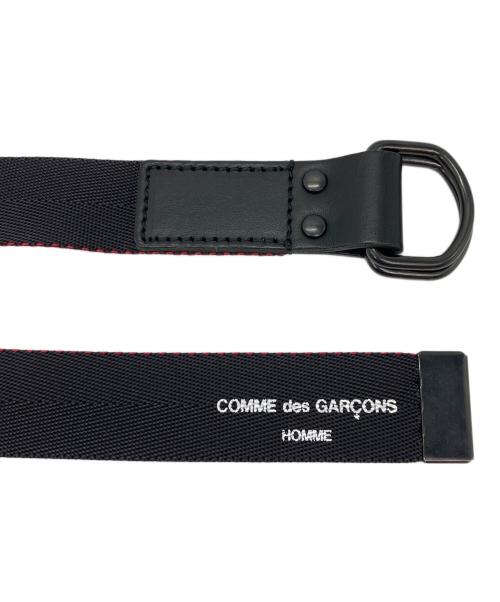 COMME des GARCONS HOMME（コムデギャルソン オム）COMME des GARCONS HOMME (コムデギャルソン オム) ナイロンテープベルト ブラックの古着・服飾アイテム