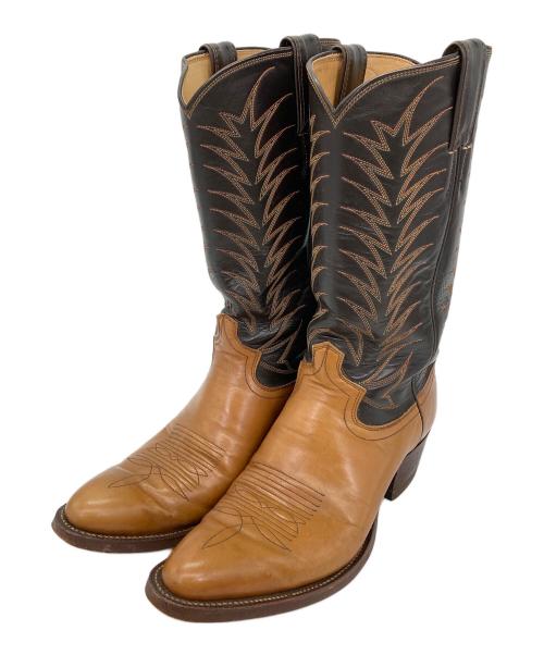 JUSTIN（ジャスティン）JUSTIN (ジャスティン) ウェスタンブーツ ブラウン サイズ:8Dの古着・服飾アイテム