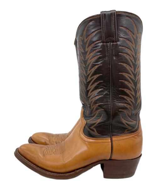 JUSTIN（ジャスティン）JUSTIN (ジャスティン) ウェスタンブーツ ブラウン サイズ:8Dの古着・服飾アイテム