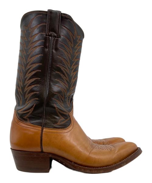 JUSTIN（ジャスティン）JUSTIN (ジャスティン) ウェスタンブーツ ブラウン サイズ:8Dの古着・服飾アイテム