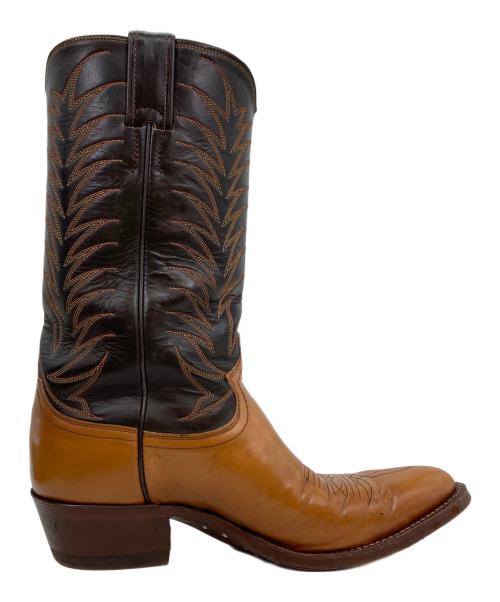 JUSTIN（ジャスティン）JUSTIN (ジャスティン) ウェスタンブーツ ブラウン サイズ:8Dの古着・服飾アイテム