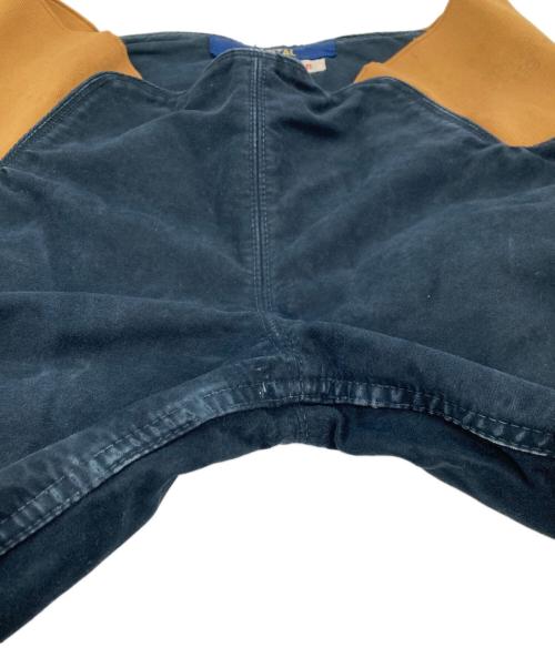 KAPITAL（キャピタル）KAPITAL (キャピタル) ウエストサイドゴム切替ワイドパンツ ネイビーの古着・服飾アイテム