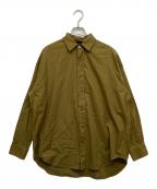 FRAMeWORKフレームワーク）の古着「コットンレギュラーカラーシャツ」｜ブラウン