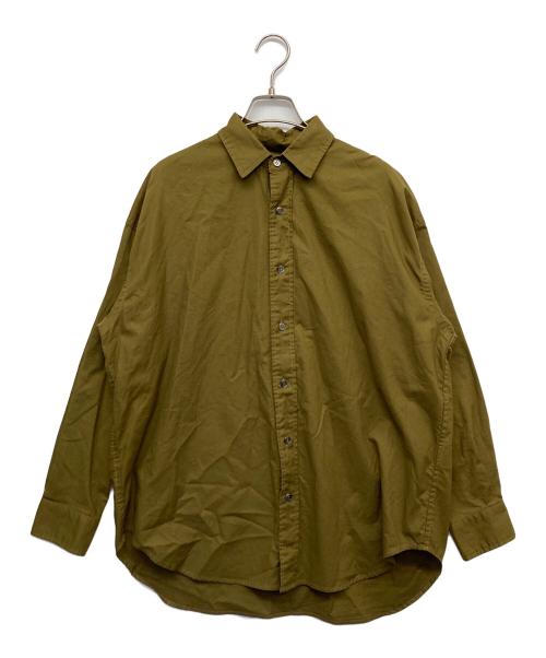 FRAMeWORK（フレームワーク）FRAMeWORK (フレームワーク) コットンレギュラーカラーシャツ ブラウン サイズ:無しの古着・服飾アイテム
