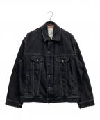 Acne studiosアクネ ストゥディオス）の古着「デニムジャケット」｜ブラック