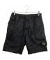 STONE ISLAND（ストーンアイランド）の古着「コンパスパッチハーフパンツ」｜ブラック