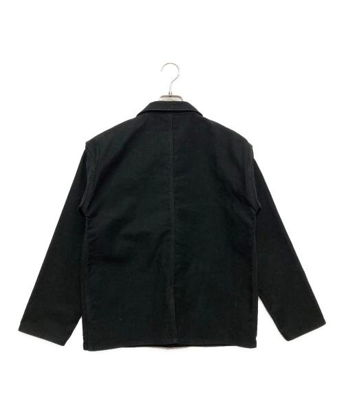 KOZABURO（コウザブロウ）KOZABURO (コウザブロウ) モールスキン チャイナジャケット ブラック サイズ:1の古着・服飾アイテム