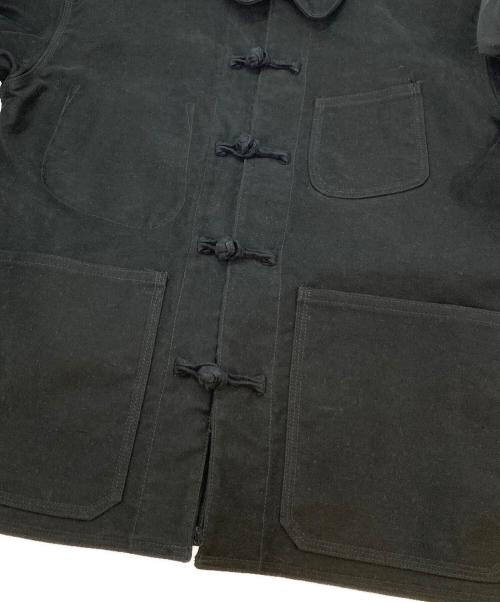 KOZABURO（コウザブロウ）KOZABURO (コウザブロウ) モールスキン チャイナジャケット ブラック サイズ:1の古着・服飾アイテム