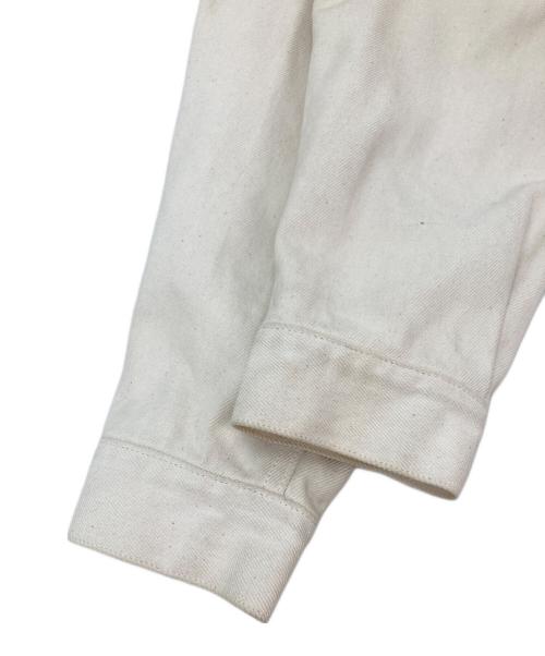 AURALEE（オーラリー）AURALEE (オーラリー) HARD TWIST DENIM BLOUZON ホワイト サイズ:1の古着・服飾アイテム