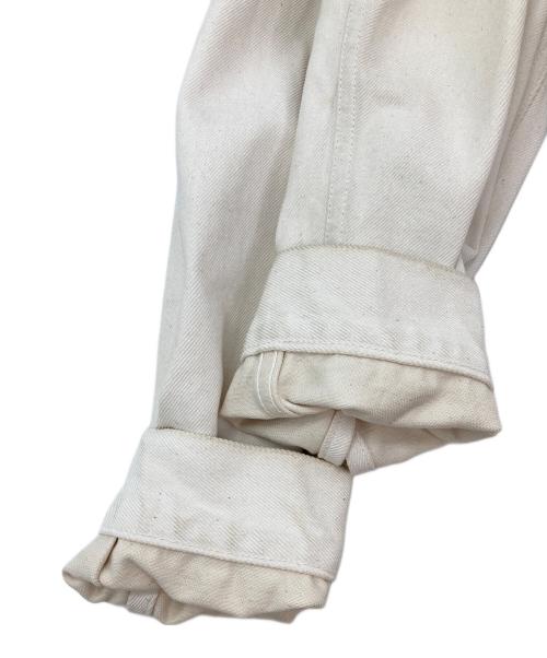 AURALEE（オーラリー）AURALEE (オーラリー) HARD TWIST DENIM BLOUZON ホワイト サイズ:1の古着・服飾アイテム