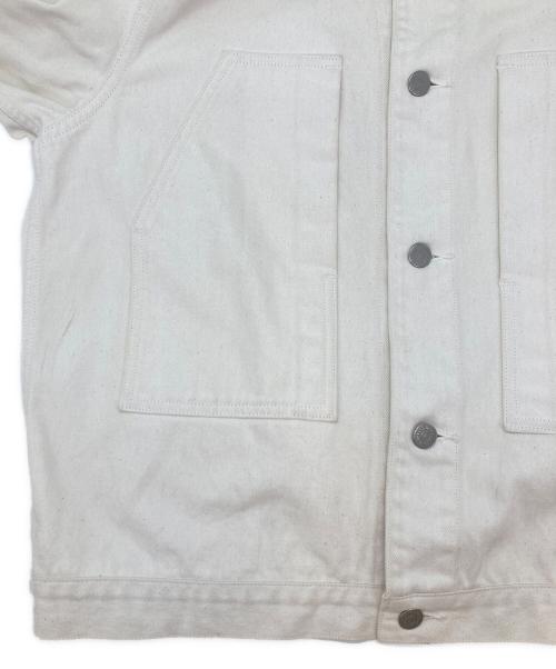 AURALEE（オーラリー）AURALEE (オーラリー) HARD TWIST DENIM BLOUZON ホワイト サイズ:1の古着・服飾アイテム
