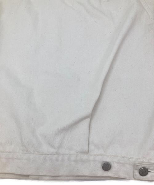 AURALEE（オーラリー）AURALEE (オーラリー) HARD TWIST DENIM BLOUZON ホワイト サイズ:1の古着・服飾アイテム
