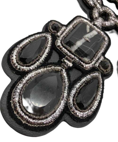 Vivienne Westwood（ヴィヴィアンウエストウッド）Vivienne Westwood (ヴィヴィアンウエストウッド) INDRA NECKLACE ブラックの古着・服飾アイテム