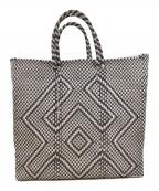 OJODEMEXオホデメックス）の古着「カゴバッグ」｜ホワイト