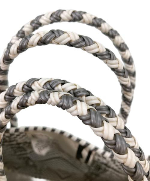 OJODEMEX（オホデメックス）OJODEMEX (オホデメックス) カゴバッグ ホワイトの古着・服飾アイテム