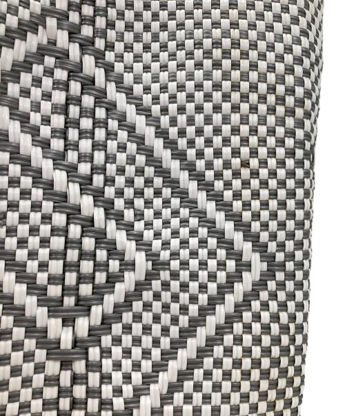 OJODEMEX（オホデメックス）OJODEMEX (オホデメックス) カゴバッグ ホワイトの古着・服飾アイテム