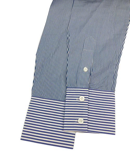 theory（セオリー）theory (セオリー) 長袖 シャツワンピース ブルー×ホワイト サイズ:2の古着・服飾アイテム