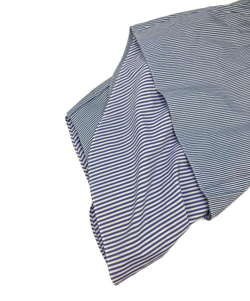 theory（セオリー）theory (セオリー) 長袖 シャツワンピース ブルー×ホワイト サイズ:2の古着・服飾アイテム