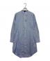 theory（セオリー）の古着「長袖 シャツワンピース」｜ブルー×ホワイト