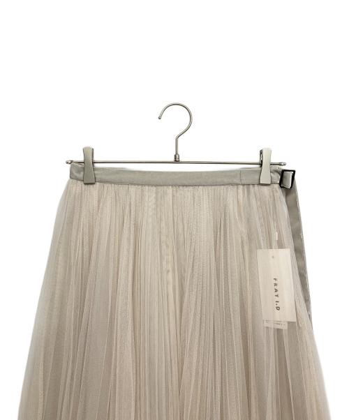 FRAY ID（フレイ アイディー）FRAY ID (フレイ アイディー) プリーツチュール スカート ベージュ サイズ:1 未使用品の古着・服飾アイテム