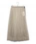 FRAY ID（フレイ アイディー）の古着「プリーツチュール スカート」｜ベージュ