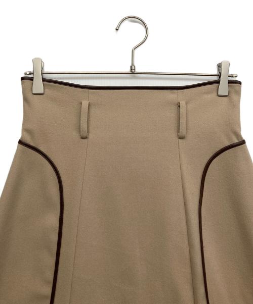 HER LIP TO（ハーリップトゥ）Her lip to (ハーリップトゥ) Belted Trimmed Midi Skirt ブラウン サイズ:M 未使用品の古着・服飾アイテム