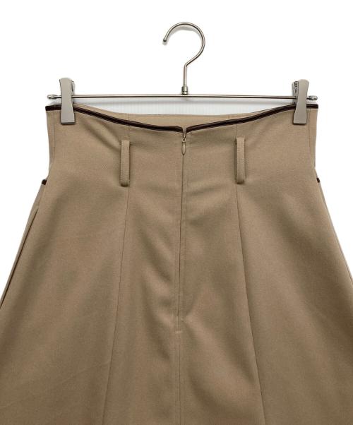 HER LIP TO（ハーリップトゥ）Her lip to (ハーリップトゥ) Belted Trimmed Midi Skirt ブラウン サイズ:M 未使用品の古着・服飾アイテム