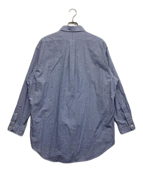 POLO RALPH LAUREN（ポロ・ラルフローレン）POLO RALPH LAUREN (ポロ・ラルフローレン) チェックシャツ ブルー サイズ:16 1/2の古着・服飾アイテム