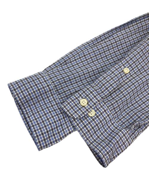 POLO RALPH LAUREN（ポロ・ラルフローレン）POLO RALPH LAUREN (ポロ・ラルフローレン) チェックシャツ ブルー サイズ:16 1/2の古着・服飾アイテム