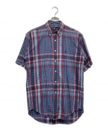 RALPH LAUREN（ラルフローレン）の古着「半袖シャツ」｜ブルー×レッド