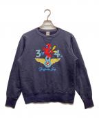 BUZZ RICKSON'Sバズリクソンズ）の古着「デビルプリントスウェット」｜ネイビー
