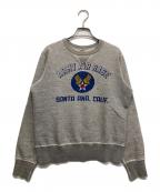 BUZZ RICKSON'Sバズリクソンズ）の古着「霜降りプリントスウェット」｜グレー