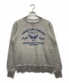 BUZZ RICKSON'Sバズリクソンズ）の古着「霜降りプリントスウェット」｜グレー