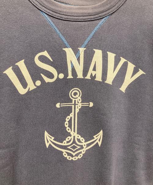 BUZZ RICKSON'S（バズリクソンズ）Buzz Rickson's (バズリクソンズ) プリントスウェット ネイビー サイズ:Ｓの古着・服飾アイテム