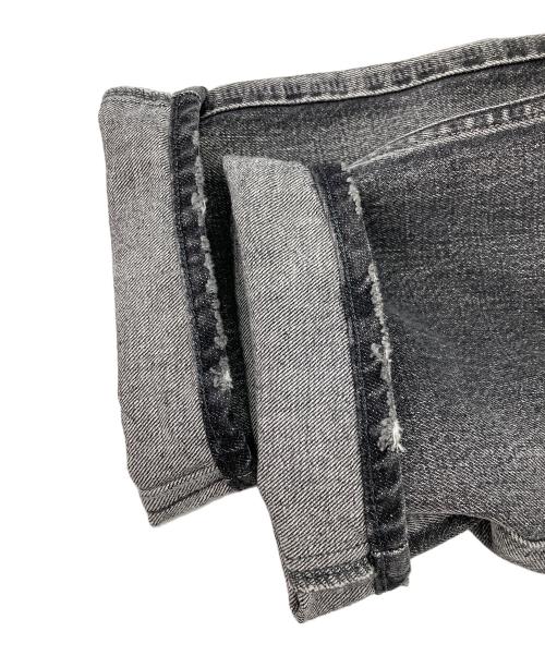 upper hights（アッパーハイツ）upper hights (アッパーハイツ) ボーイフレンド デニム パンツ ブラック サイズ:25の古着・服飾アイテム