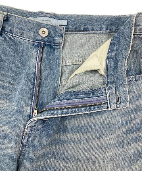 FRAMeWORK（フレームワーク）FRAMeWORK (フレームワーク) DENIMスリムストレートレッグパンツ ブルー サイズ:40 未使用品の古着・服飾アイテム