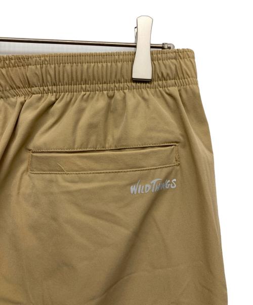 WILD THINGS（ワイルドシングス）WILD THINGS (ワイルドシングス) エラスティック ナイロン ベース ショーツ ベージュ サイズ:Lの古着・服飾アイテム