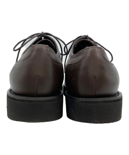 DECENT（デサント）DECENT (デサント) Uチップシューズ ブラウン サイズ:25.0の古着・服飾アイテム