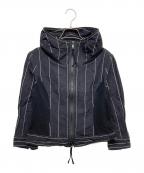 PRIDEプライド）の古着「シルク×リネンブレンドジャケット」｜ブラック