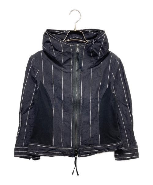 PRIDE（プライド）PRIDE (プライド) シルク×リネンブレンドジャケット ブラック サイズ:38の古着・服飾アイテム