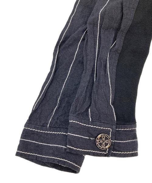 PRIDE（プライド）PRIDE (プライド) シルク×リネンブレンドジャケット ブラック サイズ:38の古着・服飾アイテム