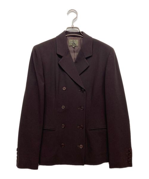 Calvin Klein（カルバンクライン）Calvin Klein (カルバンクライン) セットアップスーツ パープル サイズ:ジャケット:6　パンツ:4の古着・服飾アイテム