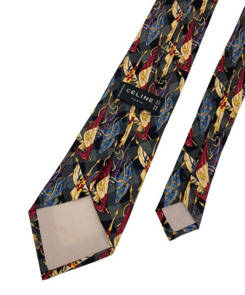 CELINE（セリーヌ）CELINE (セリーヌ) シルクネクタイ マルチカラー サイズ:記載無の古着・服飾アイテム