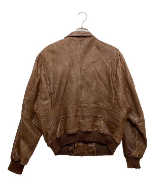 BANANA REPUBLIC（バナナリパブリック）BANANA REPUBLIC (バナナリパブリック) 80ｓA-2型レザージャケット ブラウン サイズ:38の古着・服飾アイテム