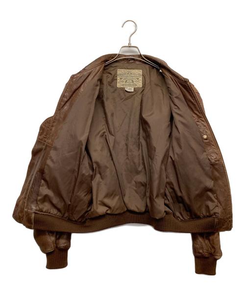 BANANA REPUBLIC（バナナリパブリック）BANANA REPUBLIC (バナナリパブリック) 80ｓA-2型レザージャケット ブラウン サイズ:38の古着・服飾アイテム