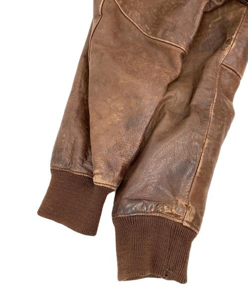 BANANA REPUBLIC（バナナリパブリック）BANANA REPUBLIC (バナナリパブリック) 80ｓA-2型レザージャケット ブラウン サイズ:38の古着・服飾アイテム