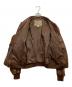 中古・古着 BANANA REPUBLIC (バナナリパブリック) 80ｓA-2型レザージャケット ブラウン サイズ:38：17000円