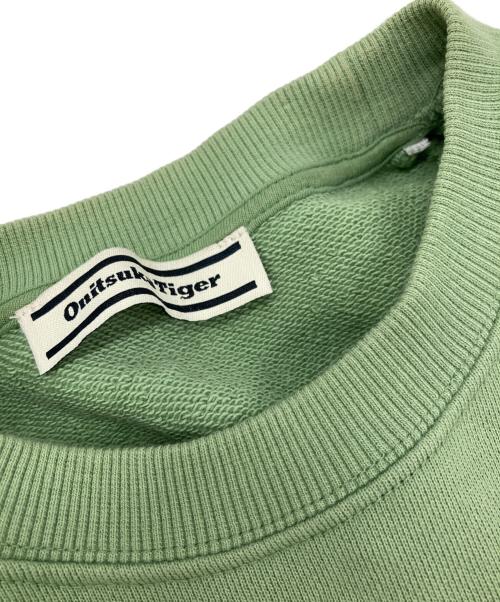 Onitsuka Tiger（オニツカタイガー）Onitsuka Tiger (オニツカタイガー) SWEAT TOP グリーン サイズ:Sの古着・服飾アイテム